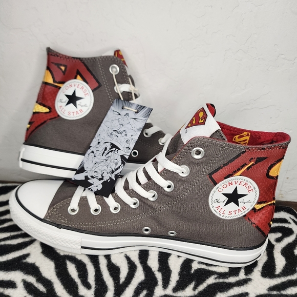 NEW Converse All Star Superman Men 8/Women 10 - Picture 9 of 11